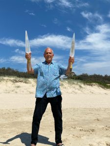 Tom Ledder Selenite Sword Maker