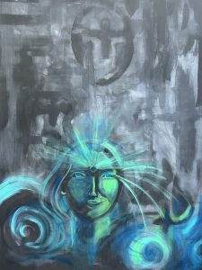 Stage 2 in Healing with art and Creativity painting by Katherine Skaggs