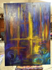Intuitive Painting, Intentional Creativity and another stage in using Art and Creativity to Heal with Katherine Skaggs