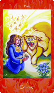 New Moon in Sagittarius reading with Katherine Skaggs - Who are We - 7 of Fire Courage