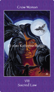 08_crow_woman-mythical-goddess-tarot-katherine-skaggs-sage-holloway