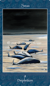 New Moon in Sagittarius Mythical Goddess Tarot reading with Katherine Skaggs - Outcome? 8 of Seas - Depletion - an indication to take care of yourself so you don't go down during this holiday time. 