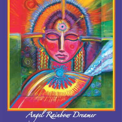 Katherine Skaggs Angel Rainbow Dreamer Altar Card