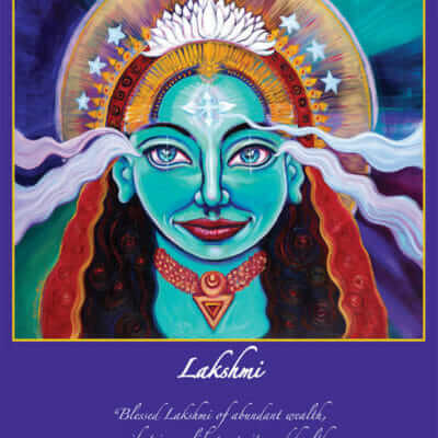 Katherine Skaggs Lakshmi Altar Card