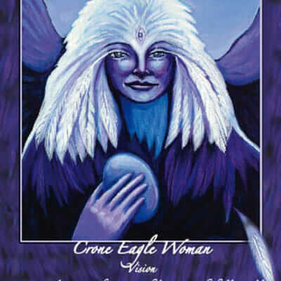 Katherine Skaggs Crone Eagle Woman Altar Card