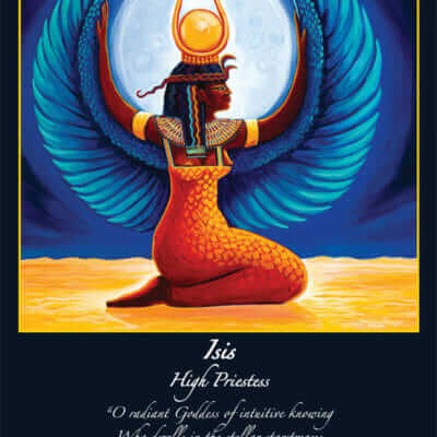Katherine Skaggs Isis Altar Card