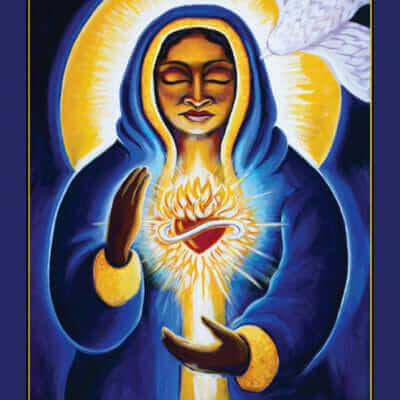 Katherine Skaggs Mother Mary Altar Card