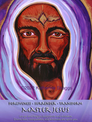 Ascended Master Jesus Altar Card