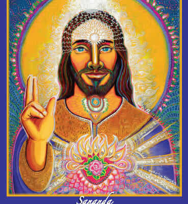 Sananda, Cosmic Christ Altar Card by Katherine Skaggs