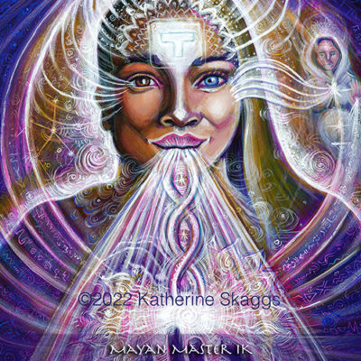 Mayan Master Ik - White Wind Altar Card