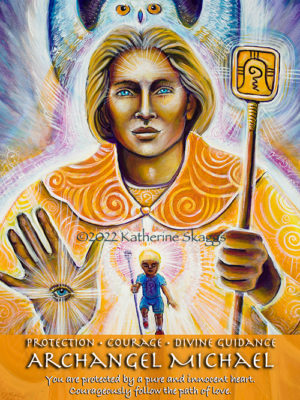 Archangel Michael Angel of Protection Altar Card