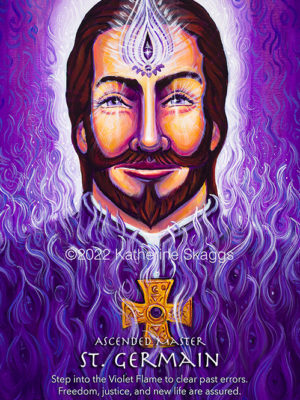 Ascended Master St. Germain Altar Card
