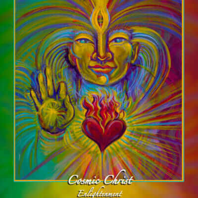 Katherine Skaggs Cosmic Christ Altar Card