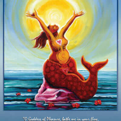 Katherine Skaggs Ocean Goddess Pleasure Altar Card