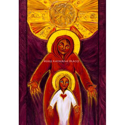 Angel Mother Divine Child Art & Prints