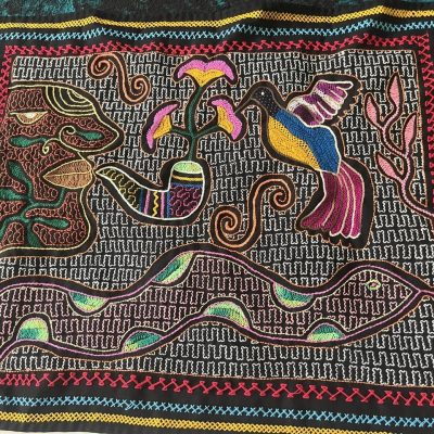 shipibo song cloth song of prosperity, joy, good thoughts, blessings